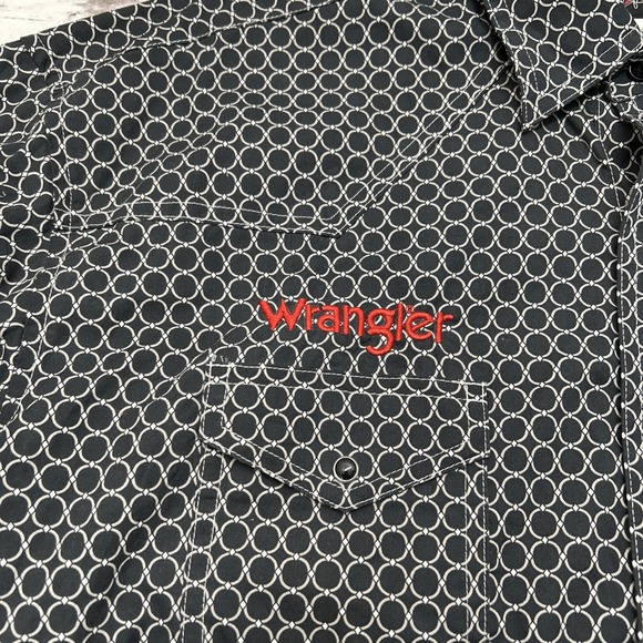 Wrangler Shirt Men's XL Pearl Snap Embroidered PBR Bull Riders Western Rodeo - Picture 8 of 11